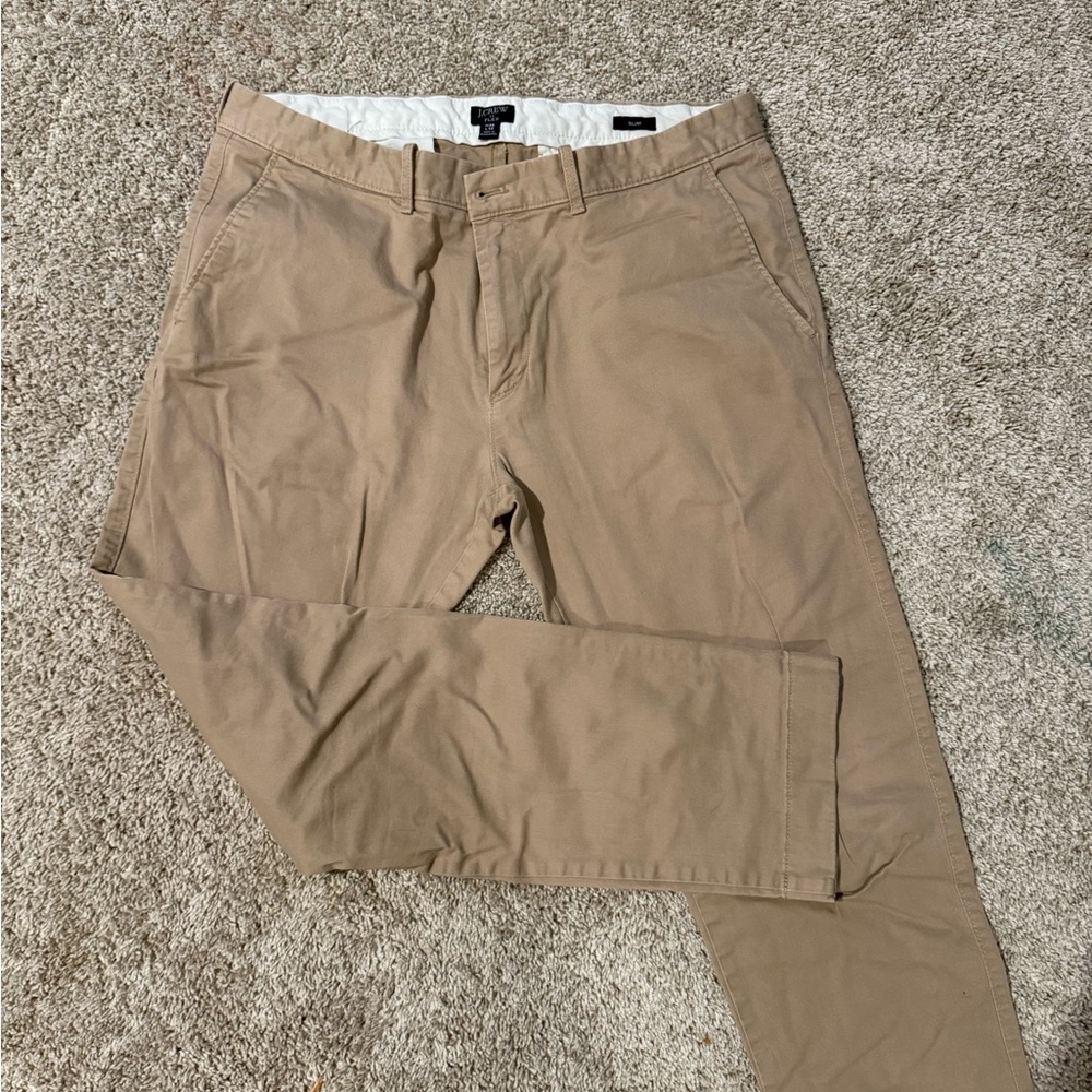 J. Crew Men's Khaki Chinos